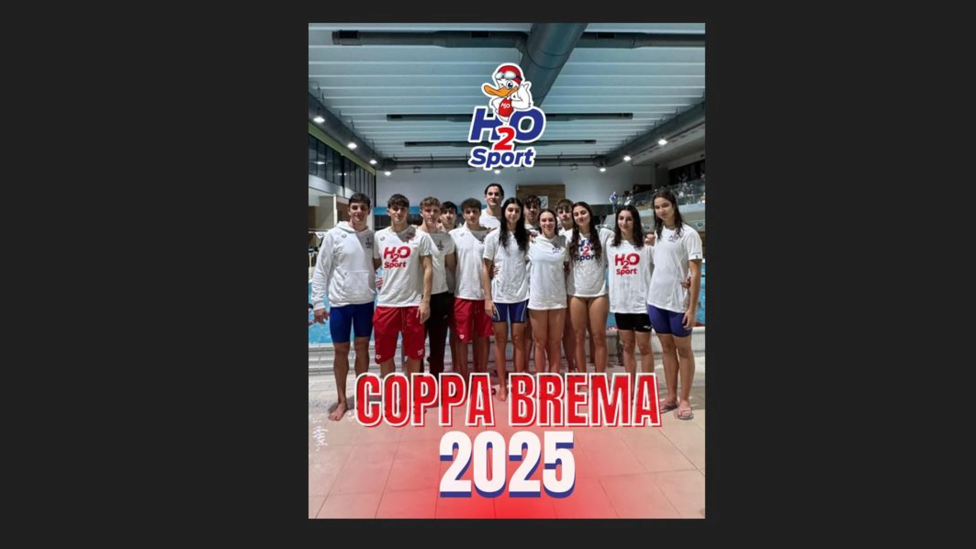 Nuoto: H2O Sport da record nel Campionato italiano a squadre - Coppa Brema 2025:  migliore squadra  regionale nel settore femminile.